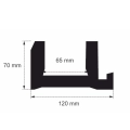 Decken Stuckleisten LED -24 Meter OL-54